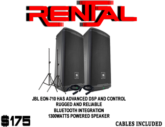 JBL EON710 Package Rental