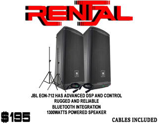 JBL EON712 Package Rental