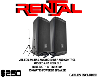 JBL EON715 Package Rental