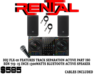 DDJ-FLX10 and EON715 Package