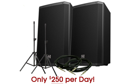 Electro Voice ZLX-15BT Package Rental